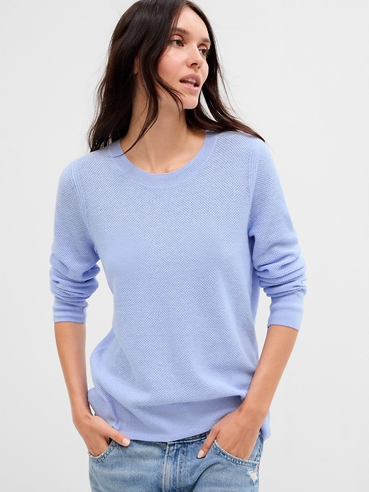Image number 1 showing, Relaxed Crewneck Sweater