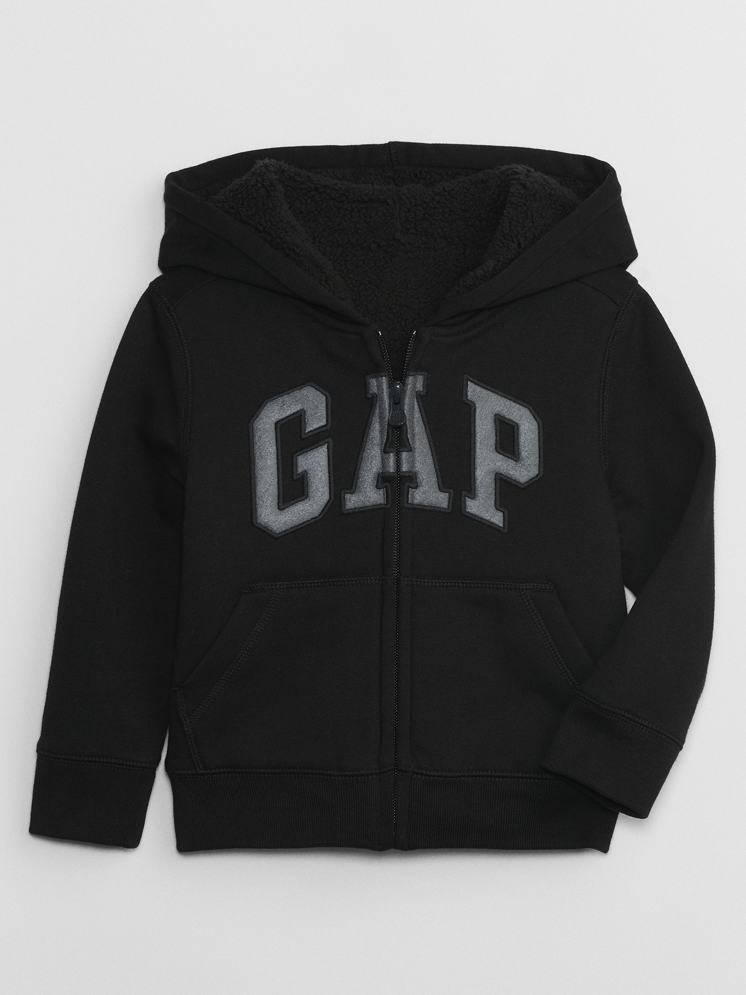 babyGap Logo Sherpa Zip Hoodie