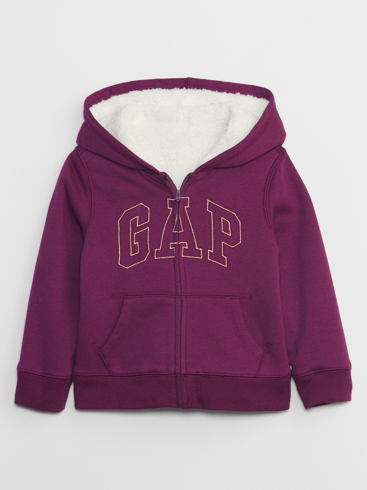 babyGap Logo Sherpa Zip Hoodie
