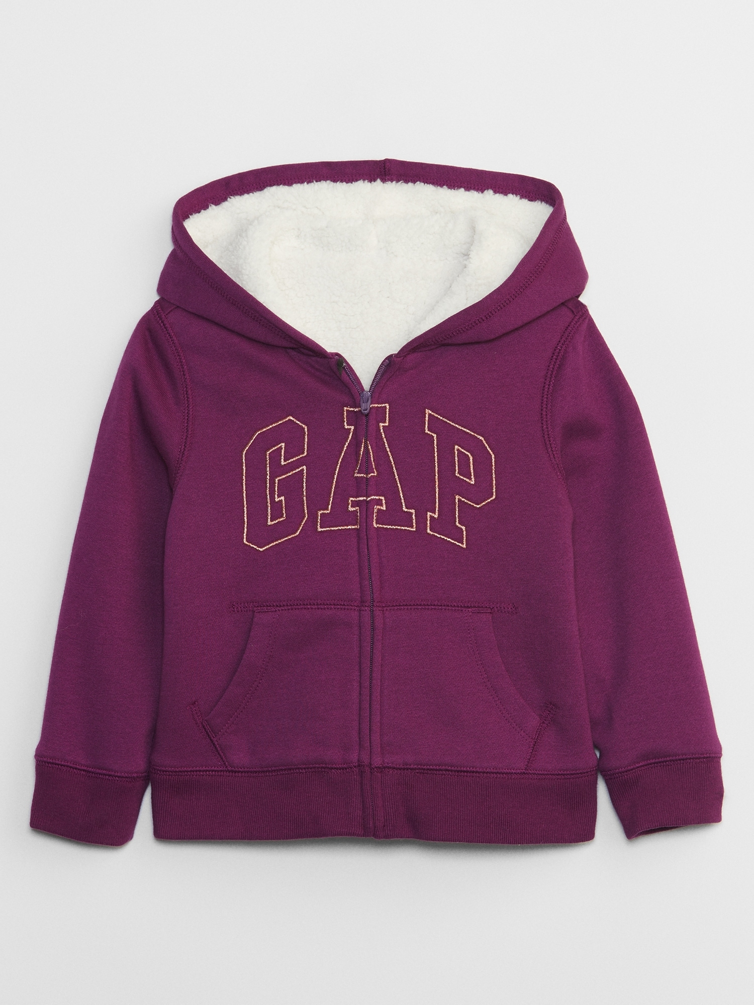 babyGap Logo Sherpa Zip Hoodie | Gap Factory