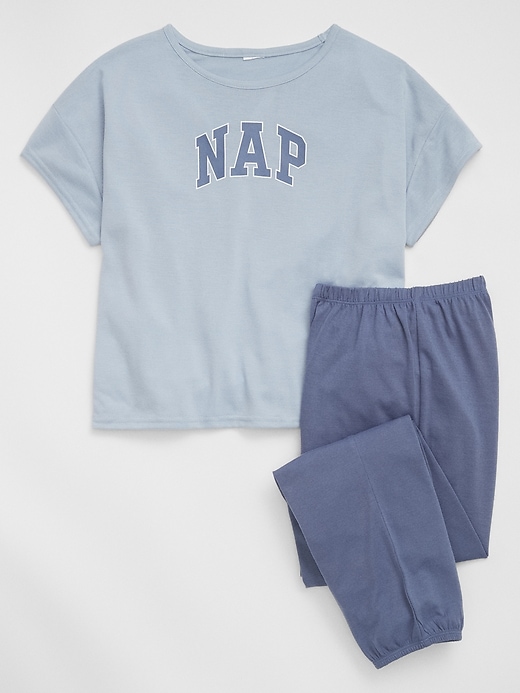 View large product image 1 of 1. Kids 100% Recycled Nap PJ Set