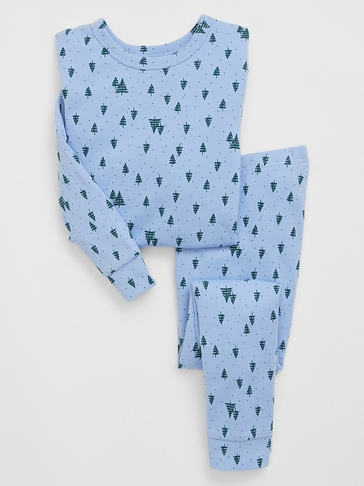 View large product image 1 of 1. babyGap 100% Organic Cotton Winter Tree PJ Set