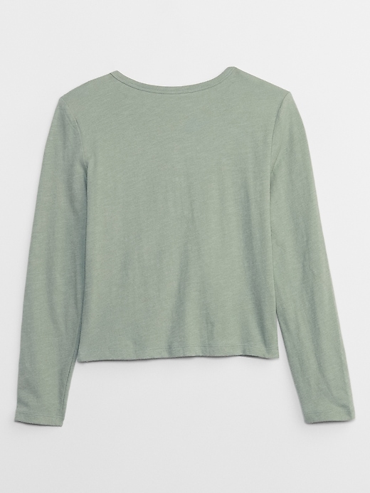 View large product image 2 of 2. Kids Henley T-Shirt