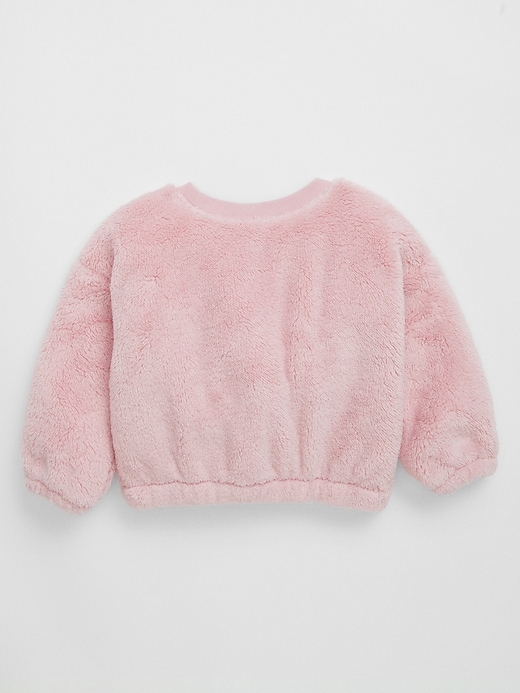 View large product image 2 of 3. Baby Sherpa Two-Piece Outfit Set