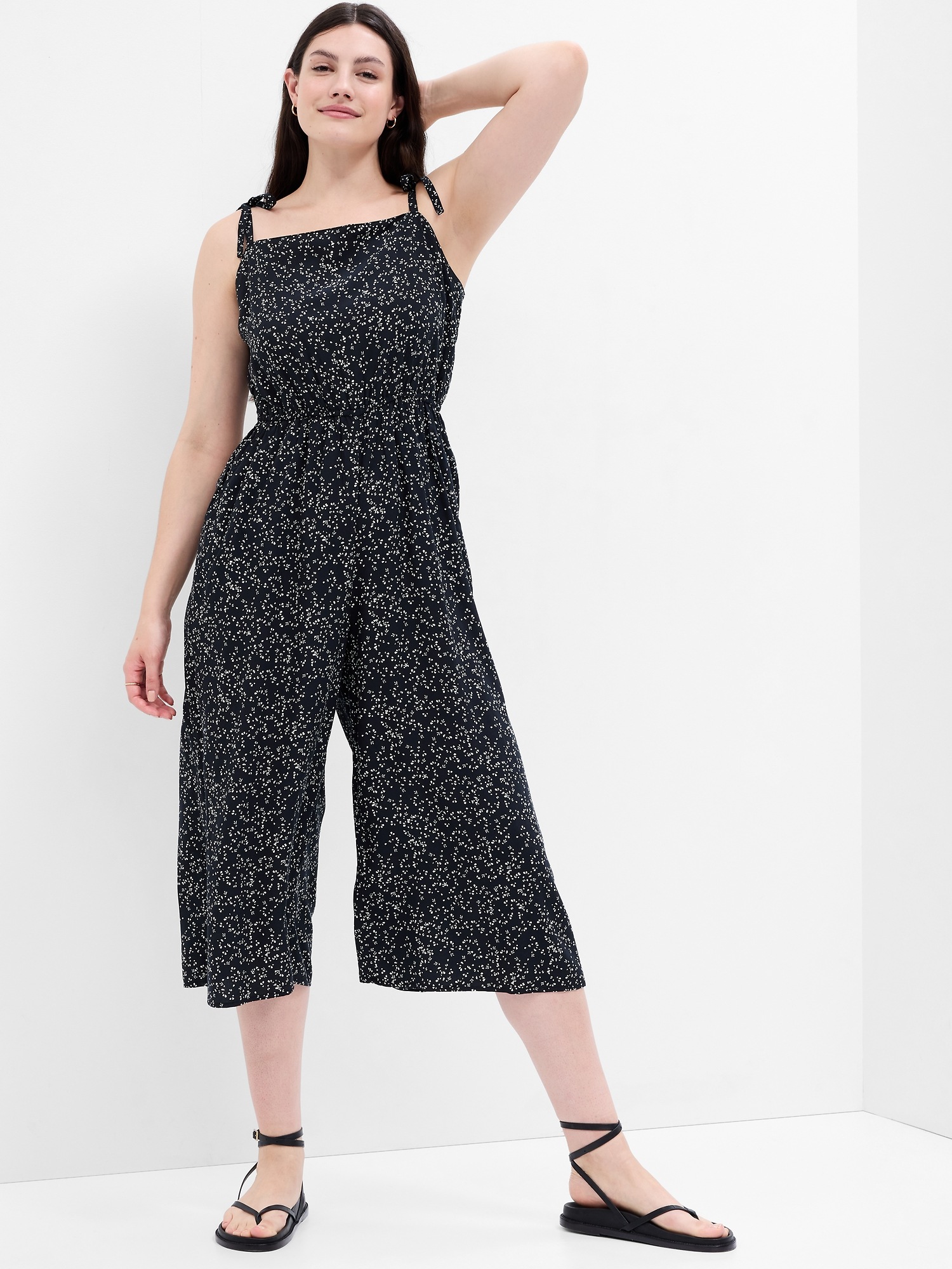 Print WideLeg Cami Jumpsuit Gap Factory