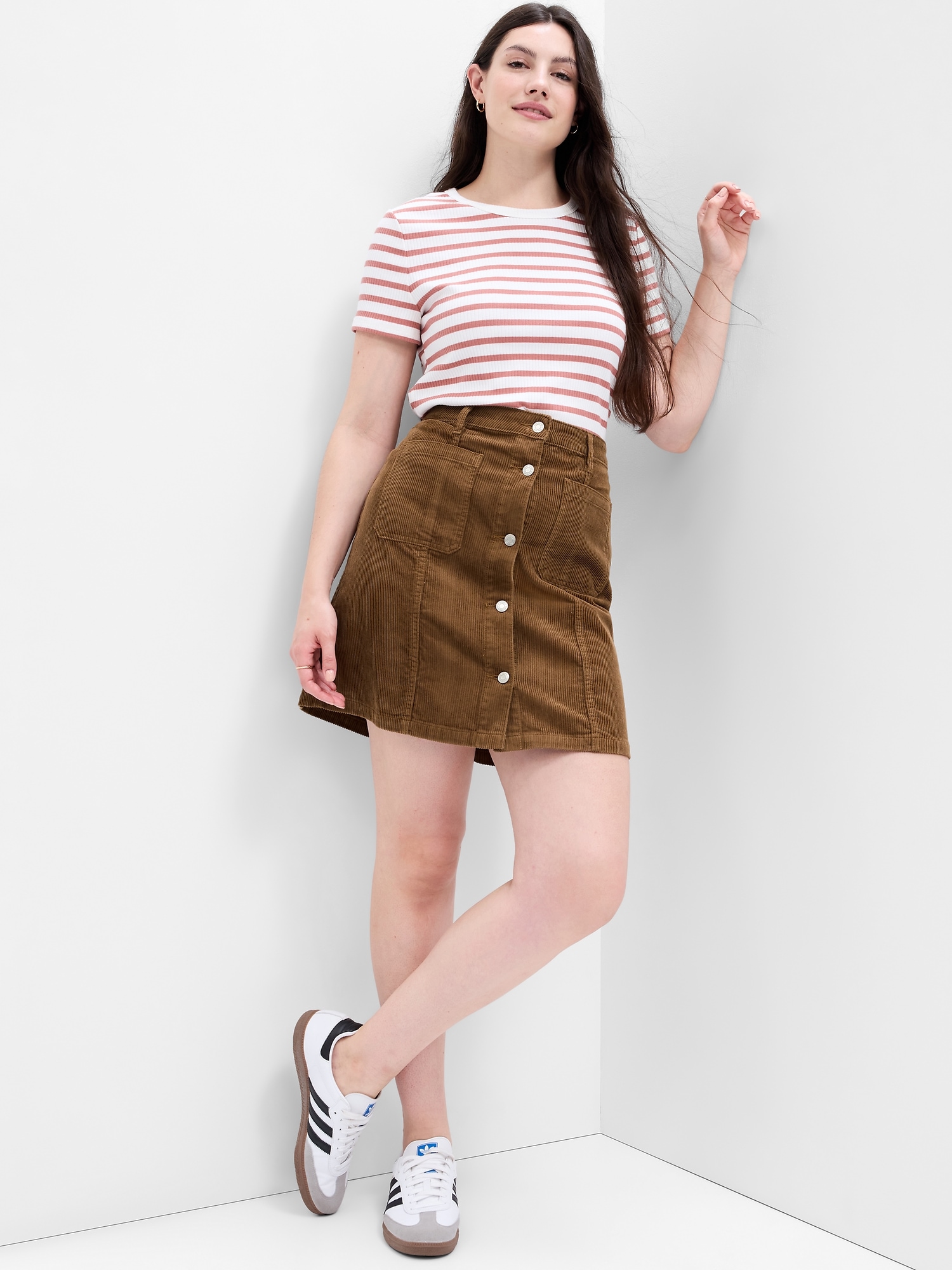 Corduroy Mini Skirt | Gap Factory