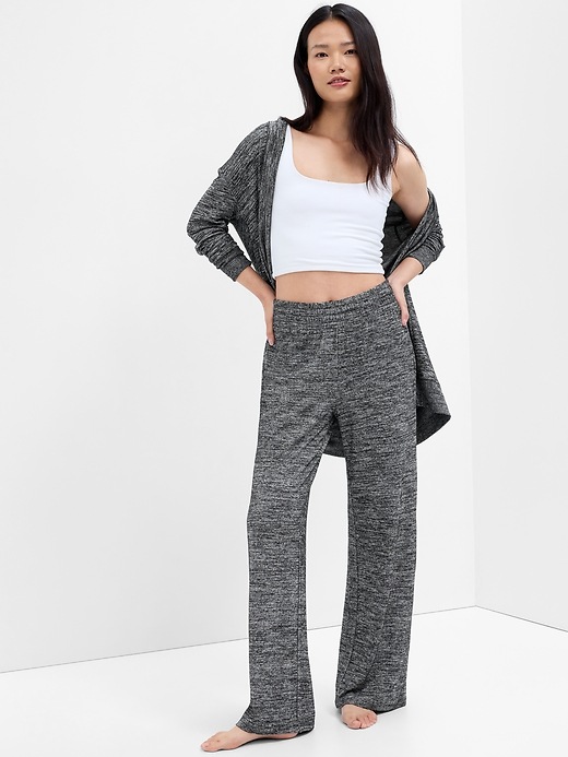 Image number 1 showing, Softspun Wide-Leg PJ Pants