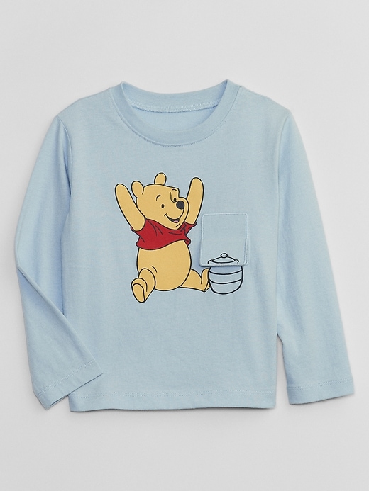 View large product image 1 of 2. babyGap &#124 Disney Winnie the Pooh Interactive Graphic T-Shirt
