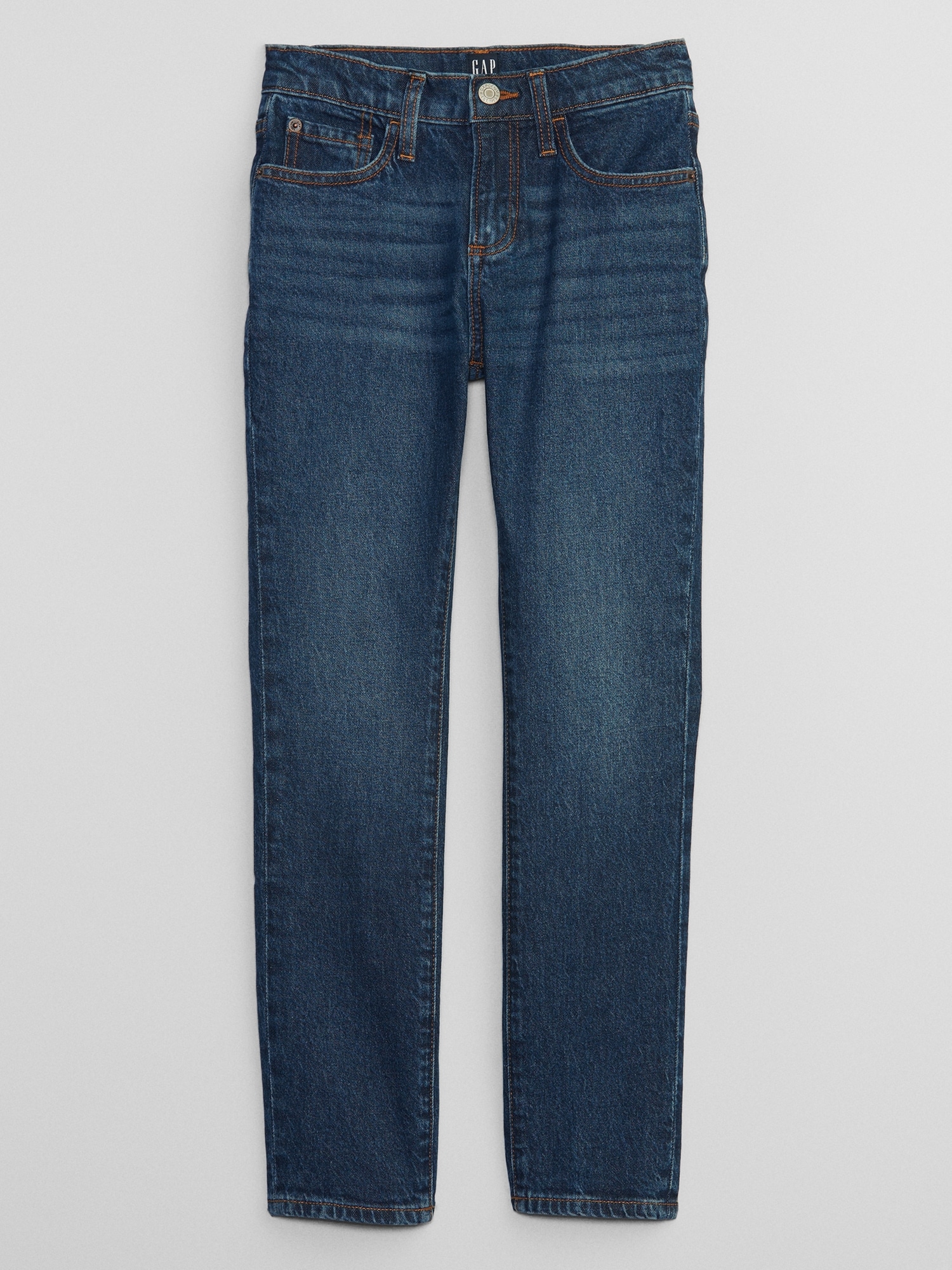 Kids Straight Taper Jeans with Washwell
