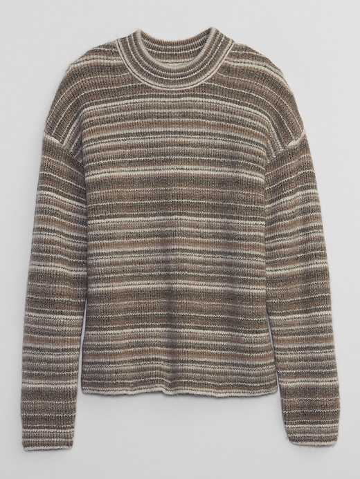 Image number 3 showing, Forever Cozy Ribbed Stripe Crewneck Sweater