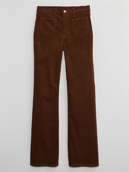 Image number 5 showing, High Rise '70s Flare Corduroy Pants