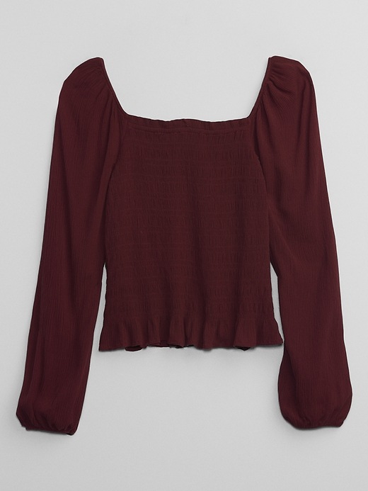 Image number 3 showing, Crepe Smocked Top