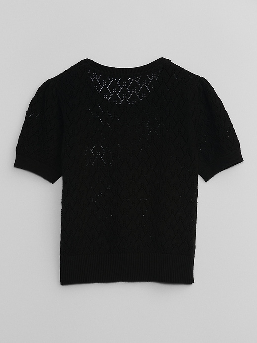 View large product image 2 of 4. Kids Pointelle Sweater Top