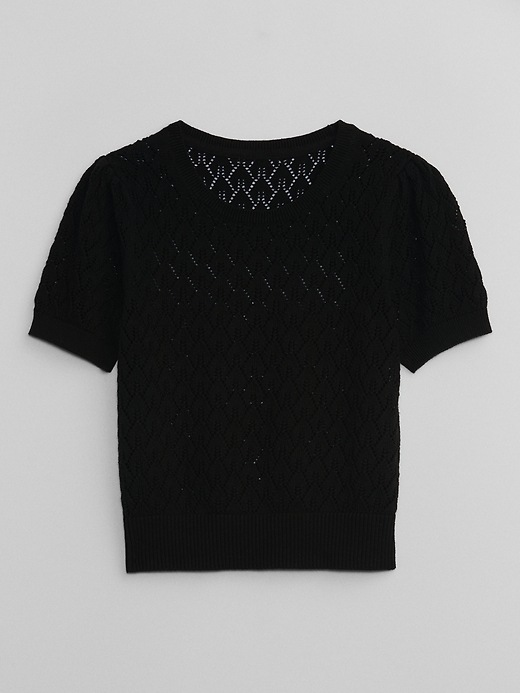 View large product image 1 of 4. Kids Pointelle Sweater Top