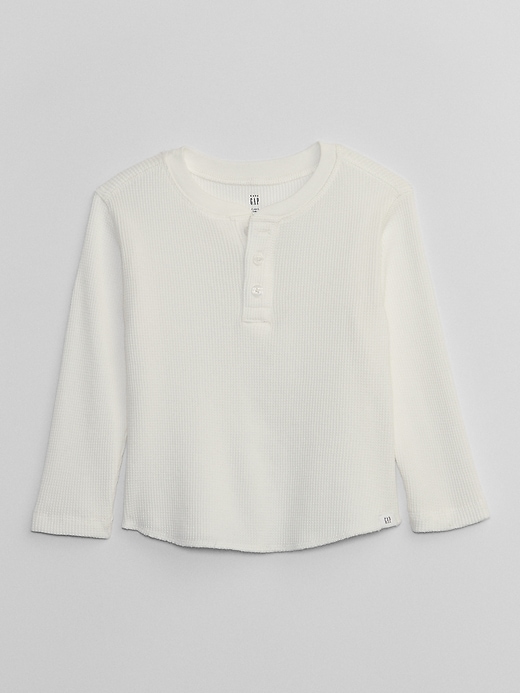 Image number 3 showing, babyGap Waffle-Knit Henley T-Shirt