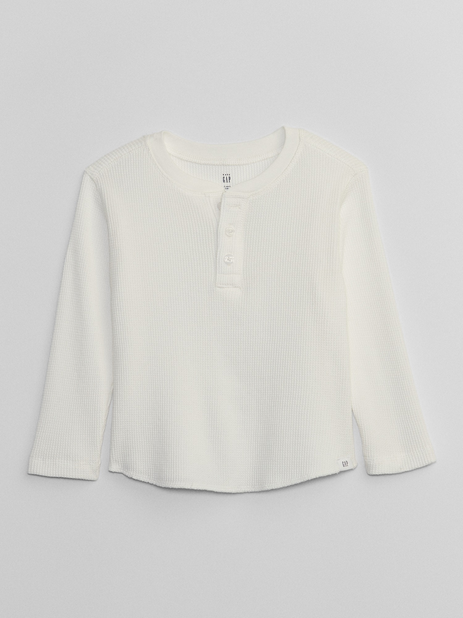 babyGap Waffle-Knit Henley T-Shirt