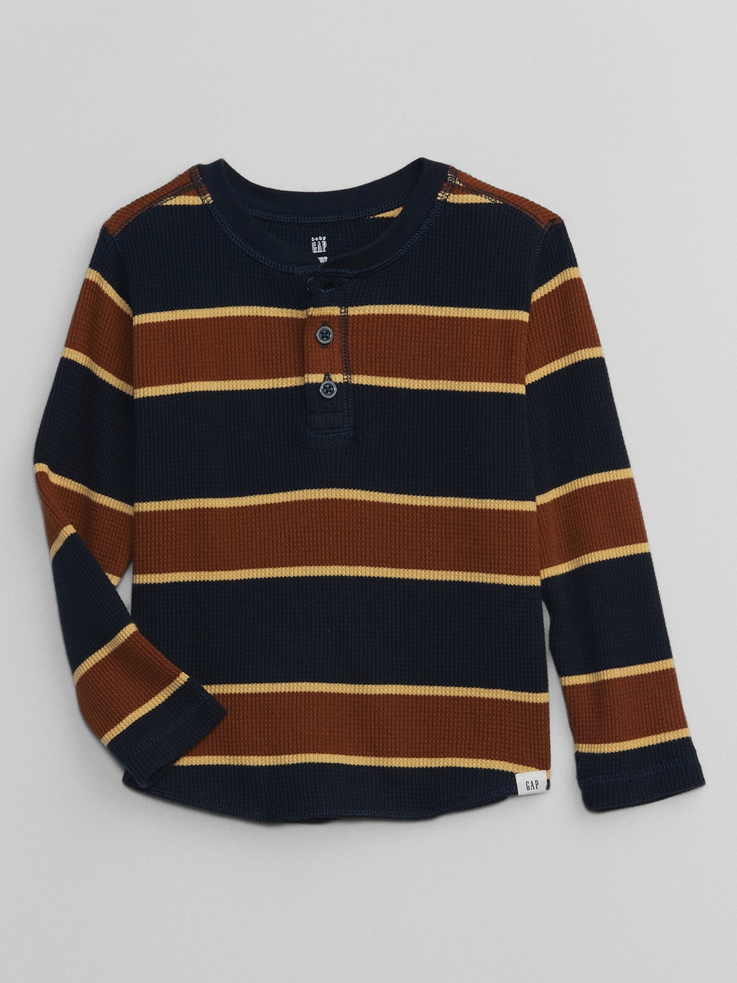 babyGap Waffle-Knit Henley T-Shirt