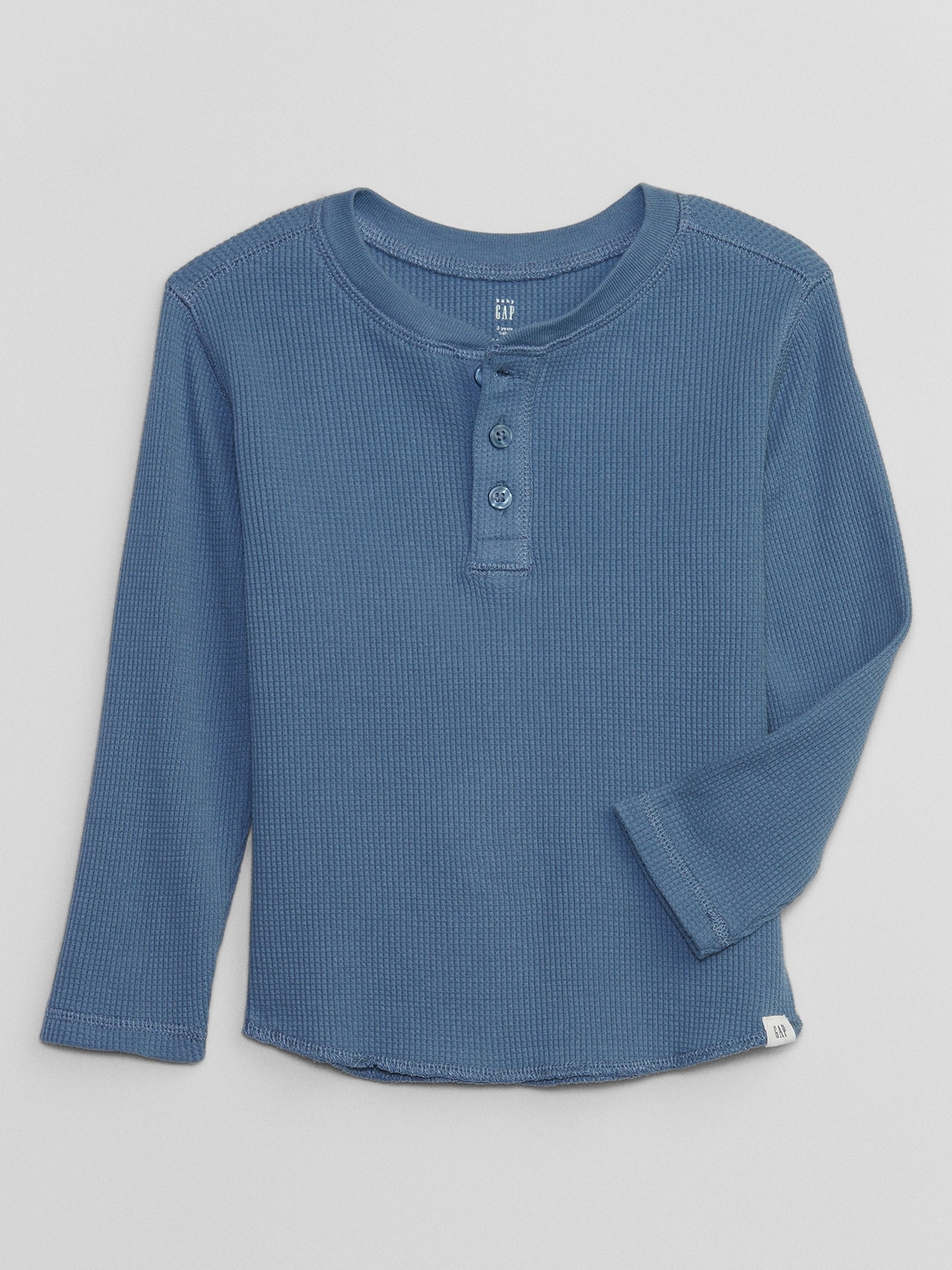 babyGap Waffle-Knit Henley T-Shirt