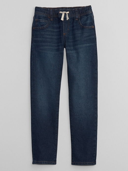 View large product image 1 of 7. Kids Slim Pull-On Jeans with Washwell
