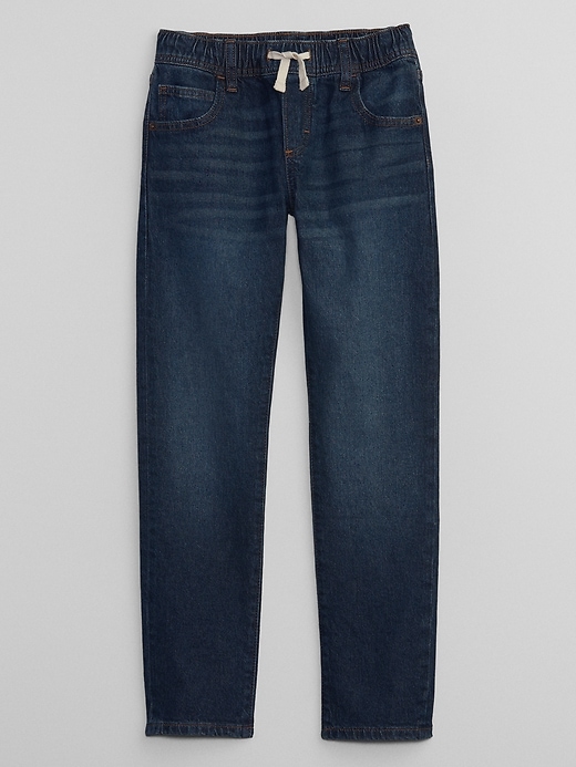 Image number 1 showing, Kids Slim Pull-On Jeans