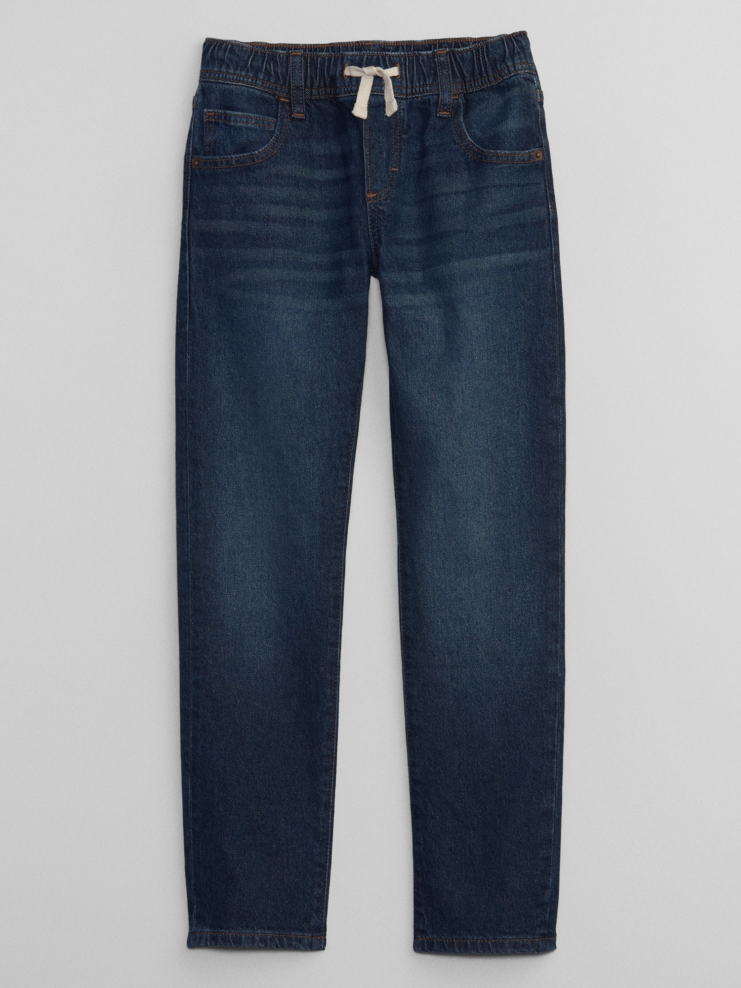 Kids Slim Pull-On Jeans with Washwell