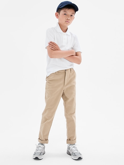 Kids Lived-In Uniform Chinos with Washwell | Gap Factory