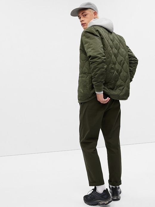 Image number 2 showing, Quilted Bomber Jacket