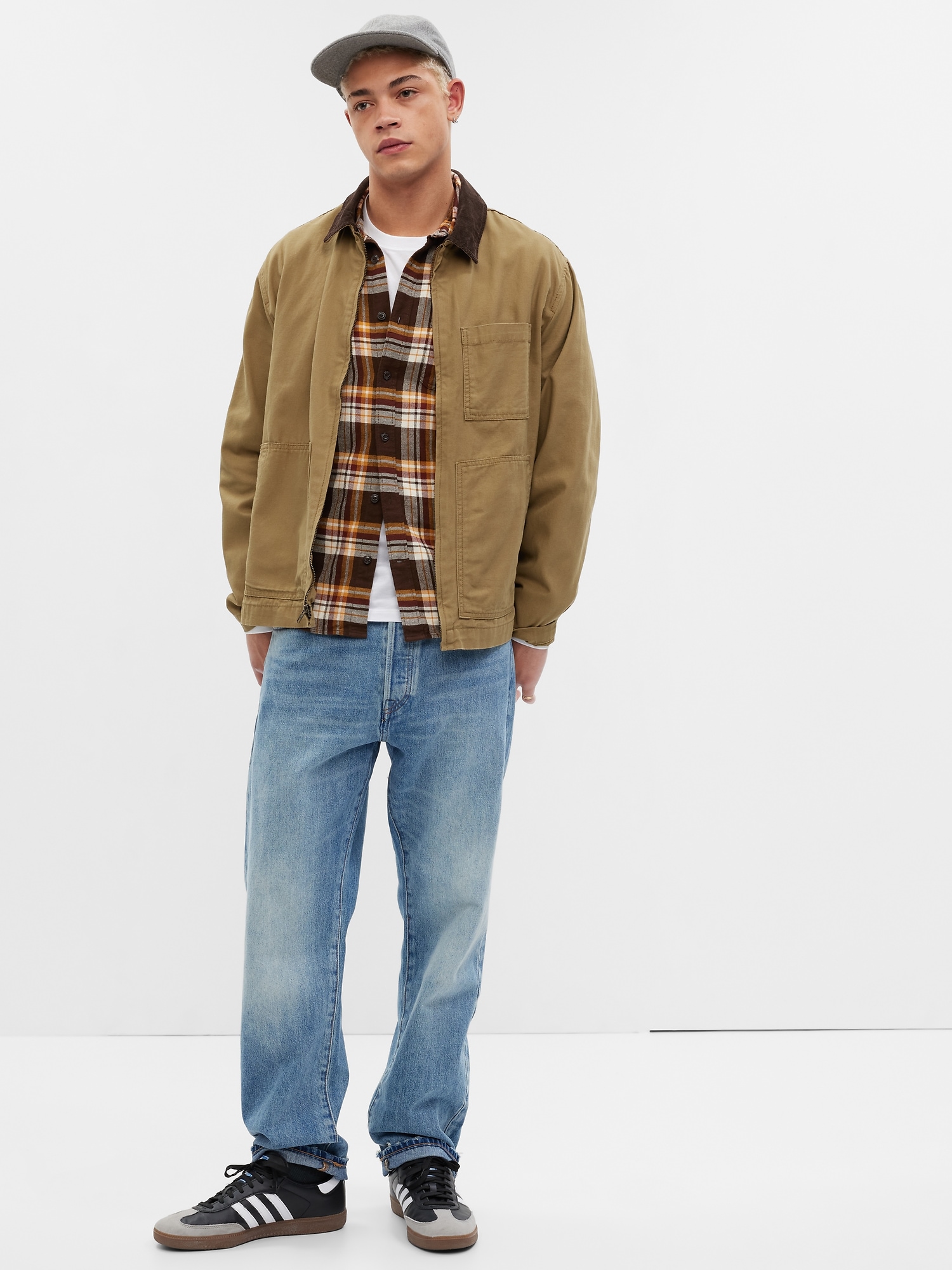 Workwear Jacket with Washwell | Gap Factory