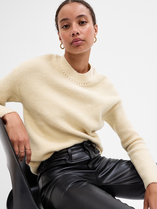 Image number 7 showing, Forever Cozy Relaxed Ribbed Crewneck Sweater