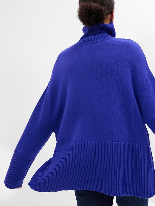 Image number 2 showing, 24/7 Split-Hem Turtleneck Sweater