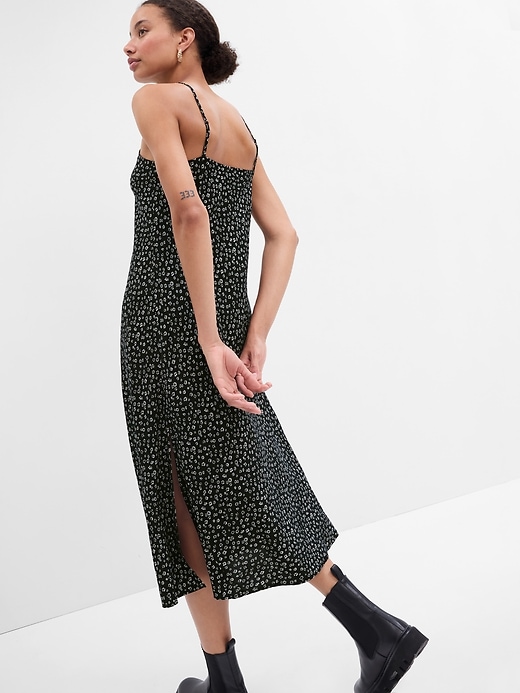 Image number 3 showing, Print Slip Midi Dress