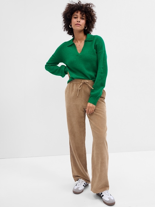 Image number 1 showing, Relaxed Forever Cozy Collared Sweater