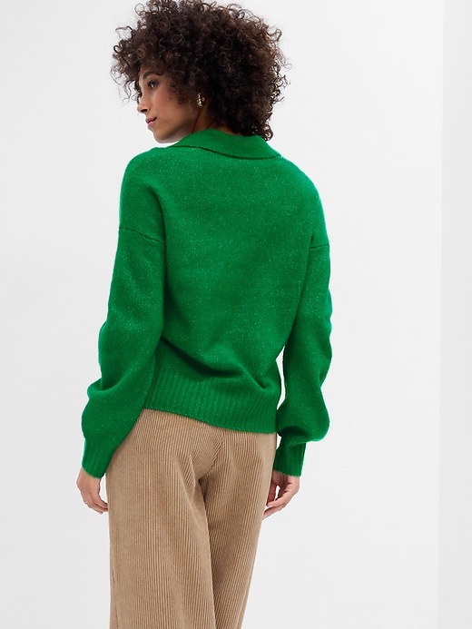 Image number 2 showing, Relaxed Forever Cozy Collared Sweater