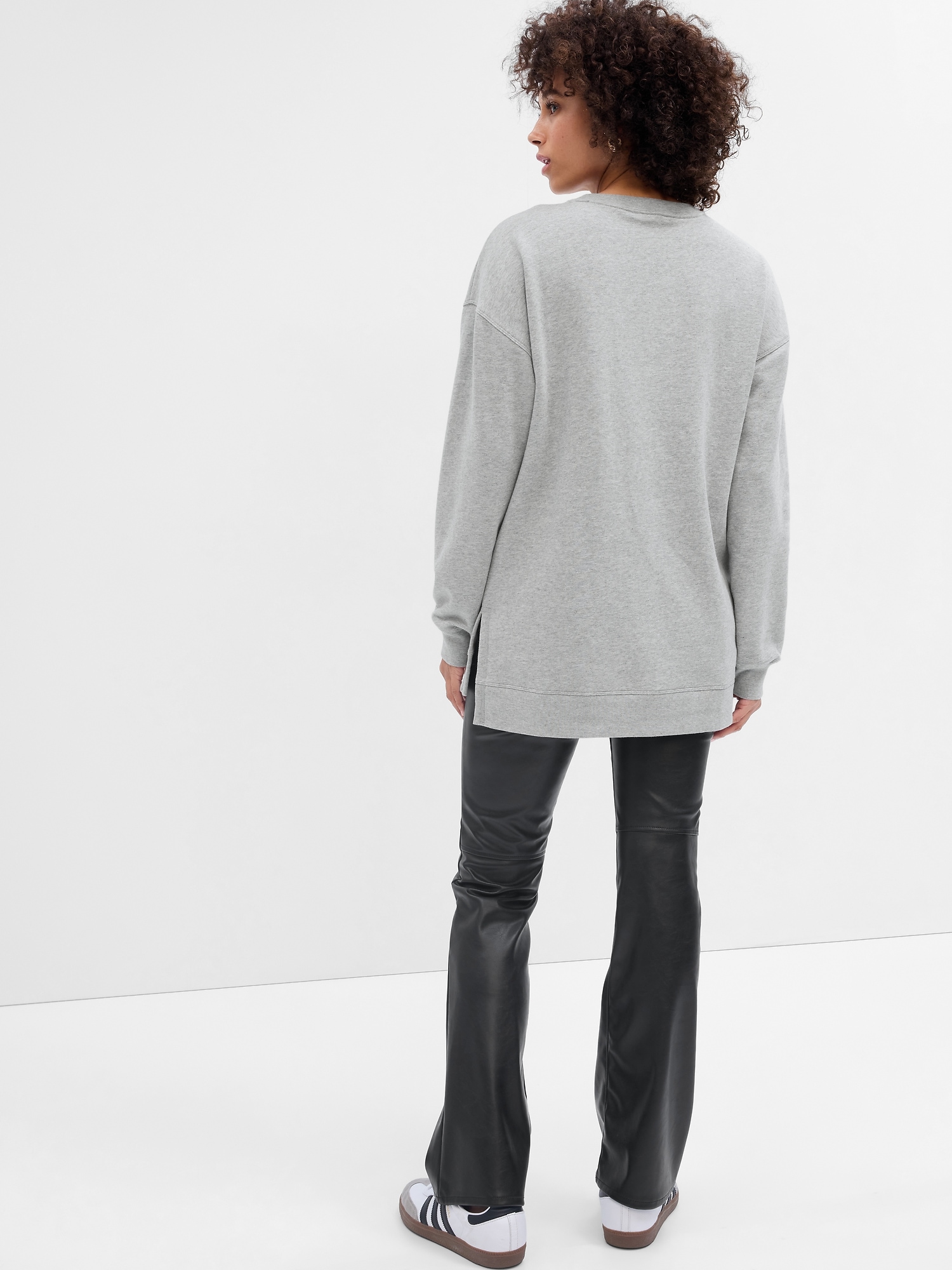 Relaxed Crewneck Tunic Sweatshirt | Gap Factory