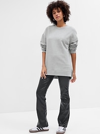 Relaxed Crewneck Tunic Sweatshirt Gap Factory