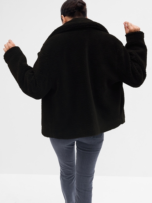 Image number 2 showing, Relaxed Sherpa Moto Jacket