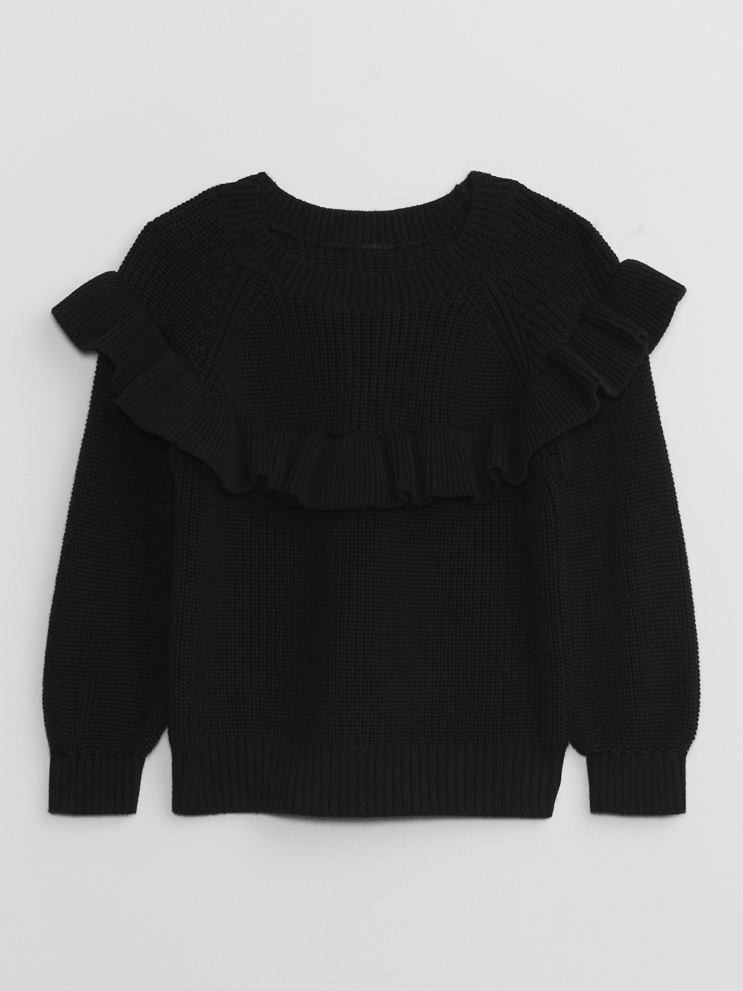 babyGap Ruffle Shaker-Stitch Sweater