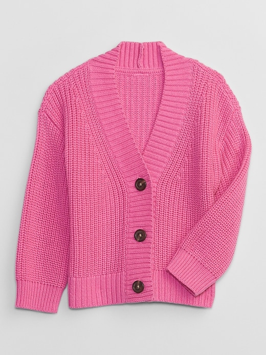 View large product image 1 of 1. babyGap Shaker-Stitch Cardigan