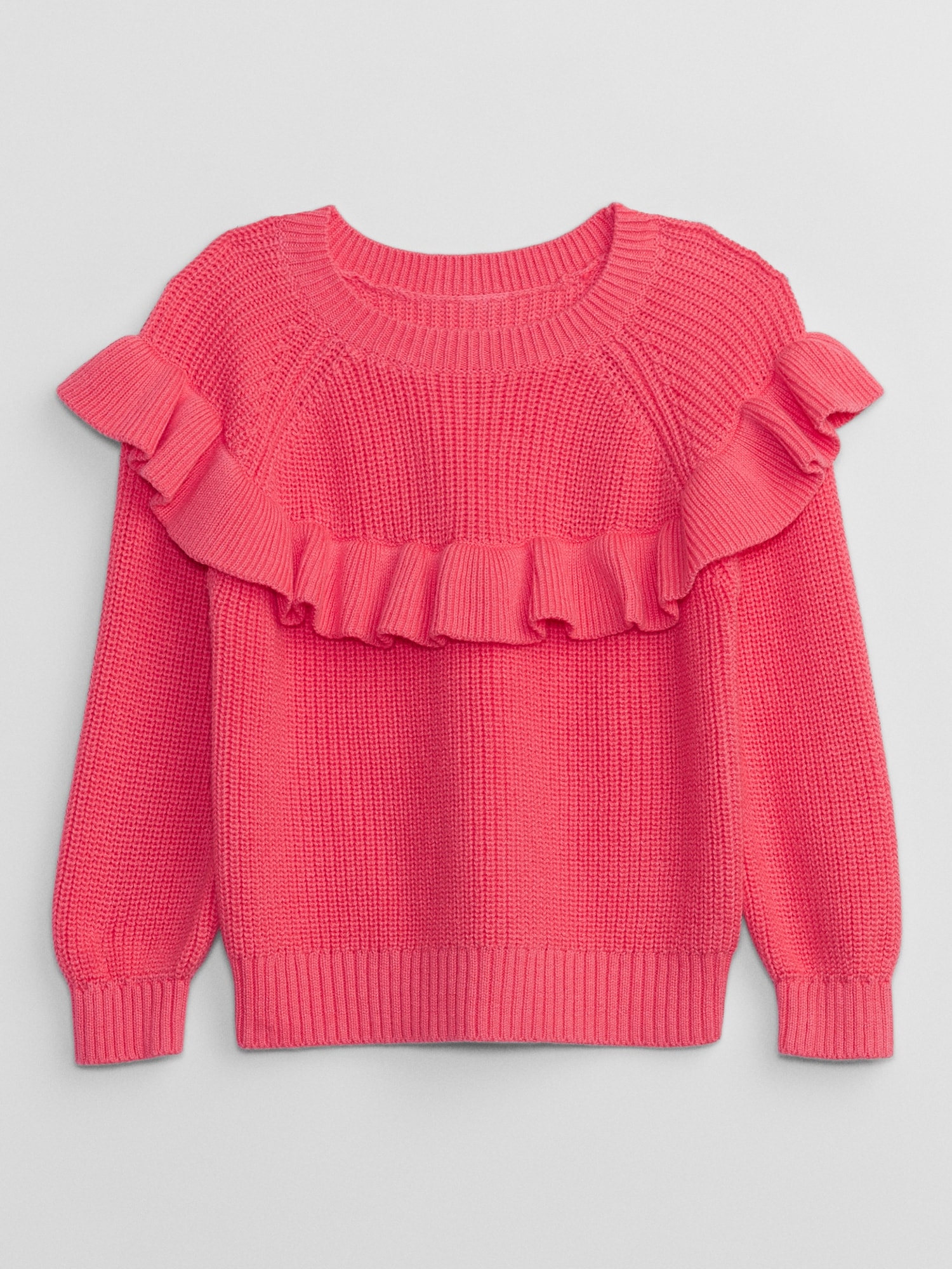babyGap Ruffle Shaker-Stitch Sweater