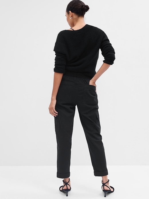 Image number 2 showing, Twill Pull-On Cargo Pants with Washwell