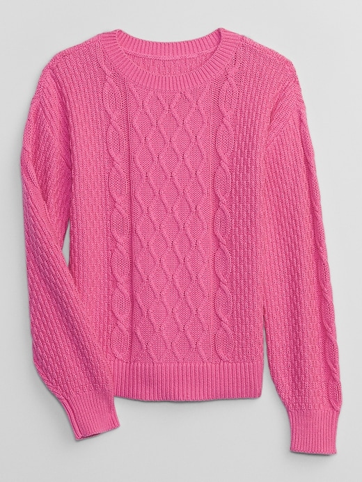 Image number 3 showing, Kids Cable-Knit Sweater