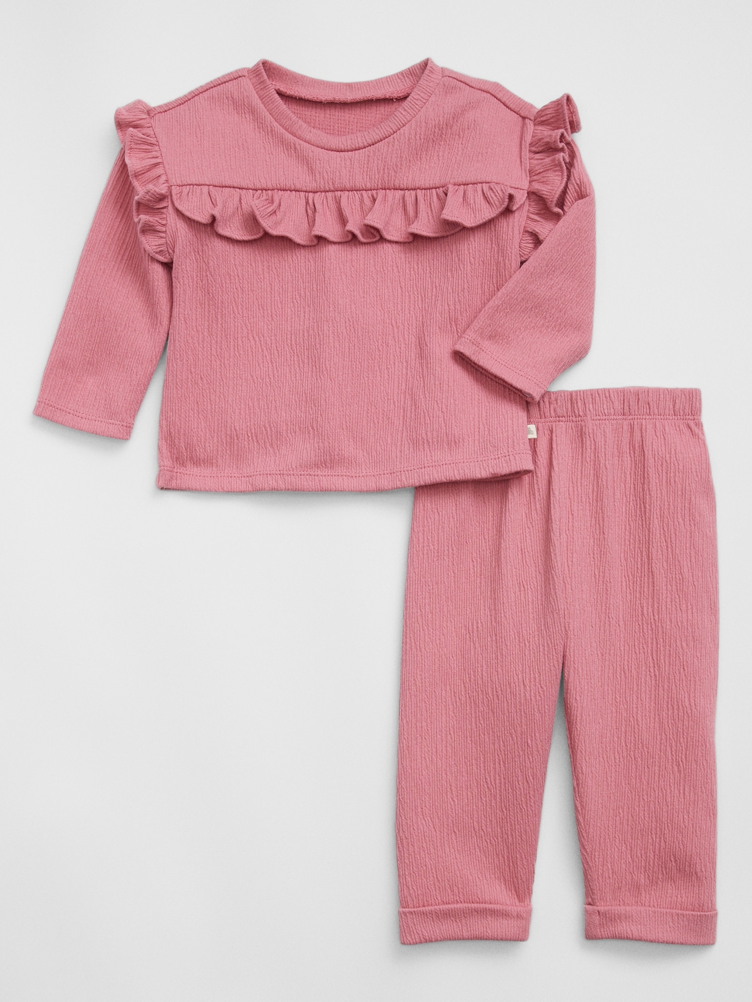 Baby Ruffle Two-Piece Outfit Set