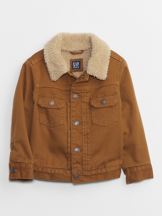 Image number 1 showing, babyGap Sherpa Icon Denim Jacket