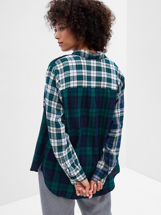 Image number 5 showing, Relaxed Plaid Flannel Easy Shirt