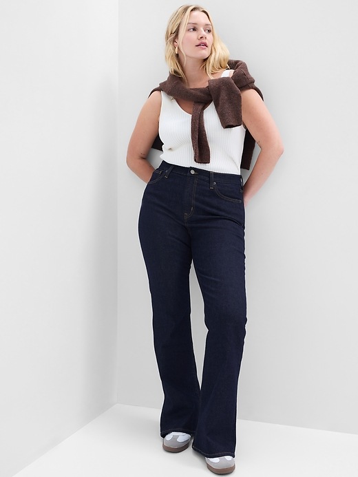 Image number 8 showing, High Rise '70s Flare Jeans with Washwell