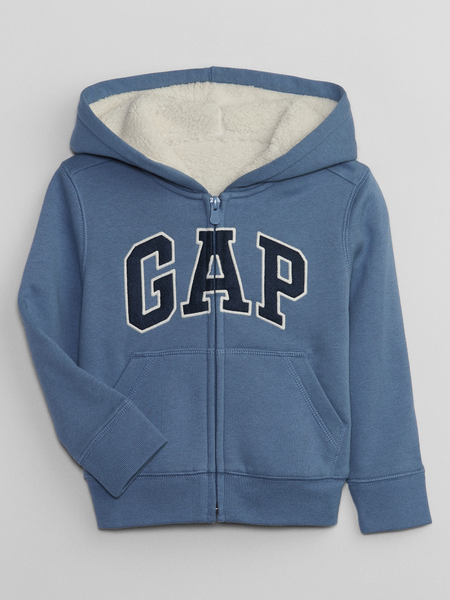 babyGap Logo Sherpa Zip Hoodie