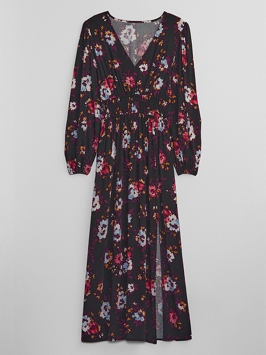 Image number 6 showing, Smocked V-Neck Maxi Dress