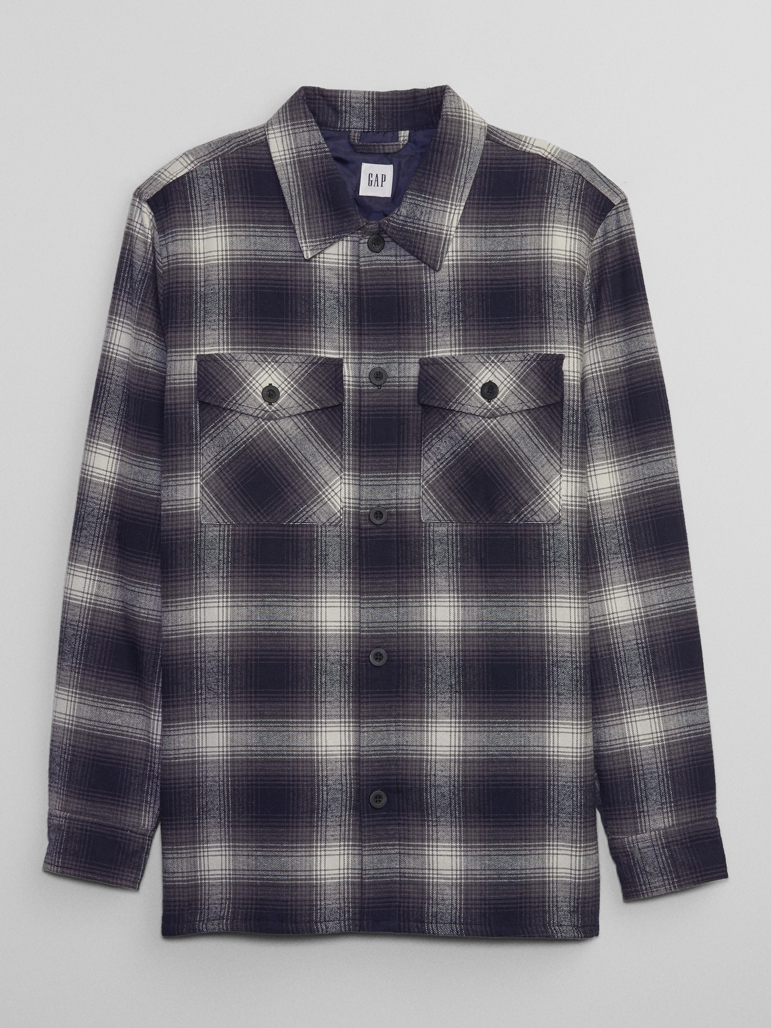 Relaxed Flannel Shirt Jacket | Gap Factory