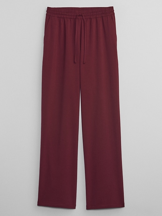 Image number 4 showing, Mid Rise Easy Wide-Leg Twill Pants