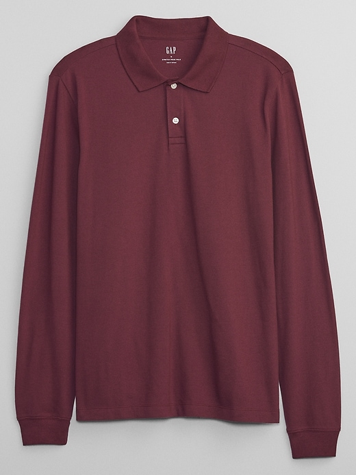 Image number 3 showing, Stretch Pique Polo Shirt